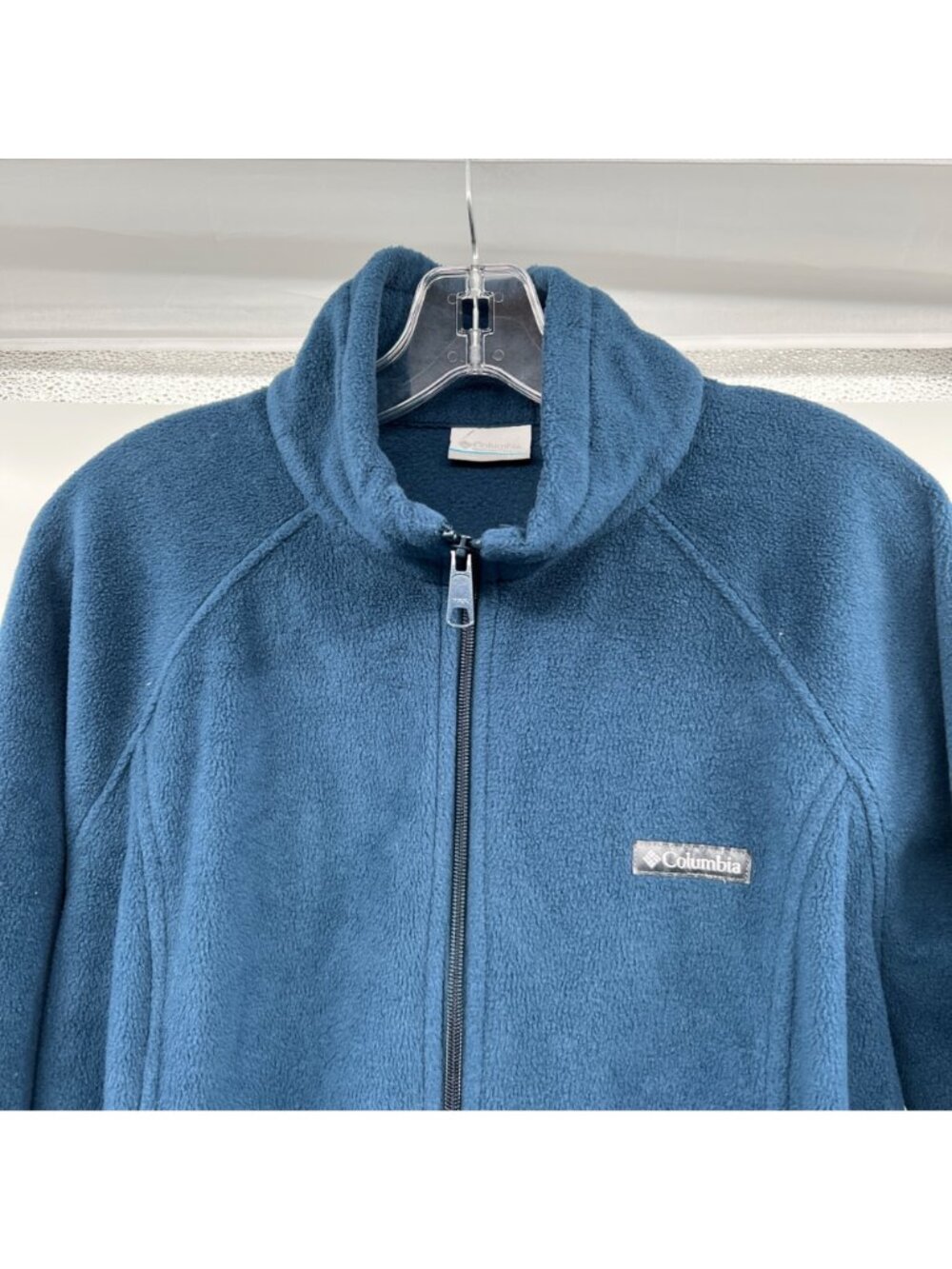 Columbia Womens Fleece Jacket Zip Up Blue Size XXL Pockets - Picture 2 of 9